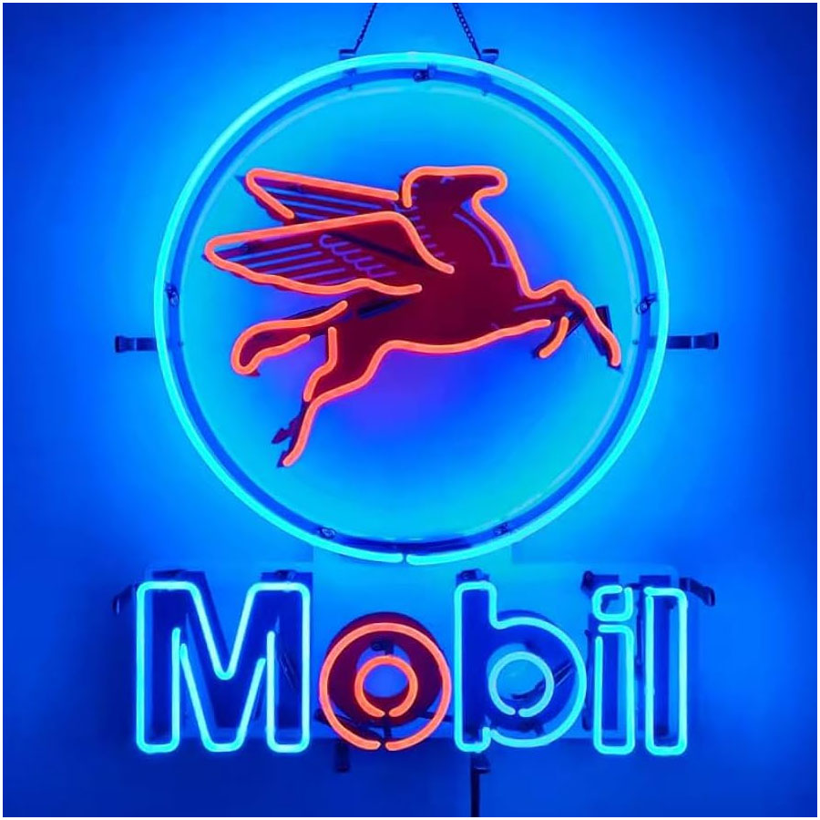 Commercial Printing Icon - Neon Sign Real Glass For Garage