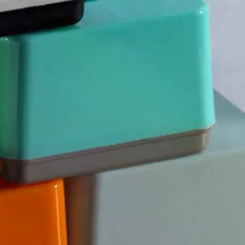 Commercial Printing Logo - Commercial Grade Square Plastic Tissue Box
