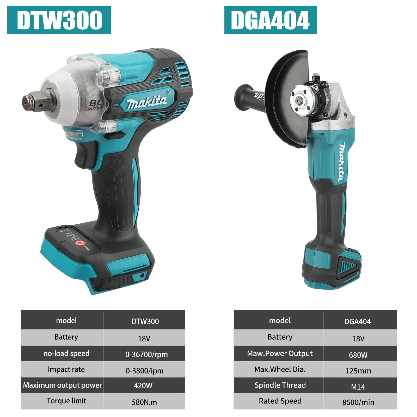 Makita DTW300 Or DGA404 Combo: - огляд і ціна Makita Drill Dtw300