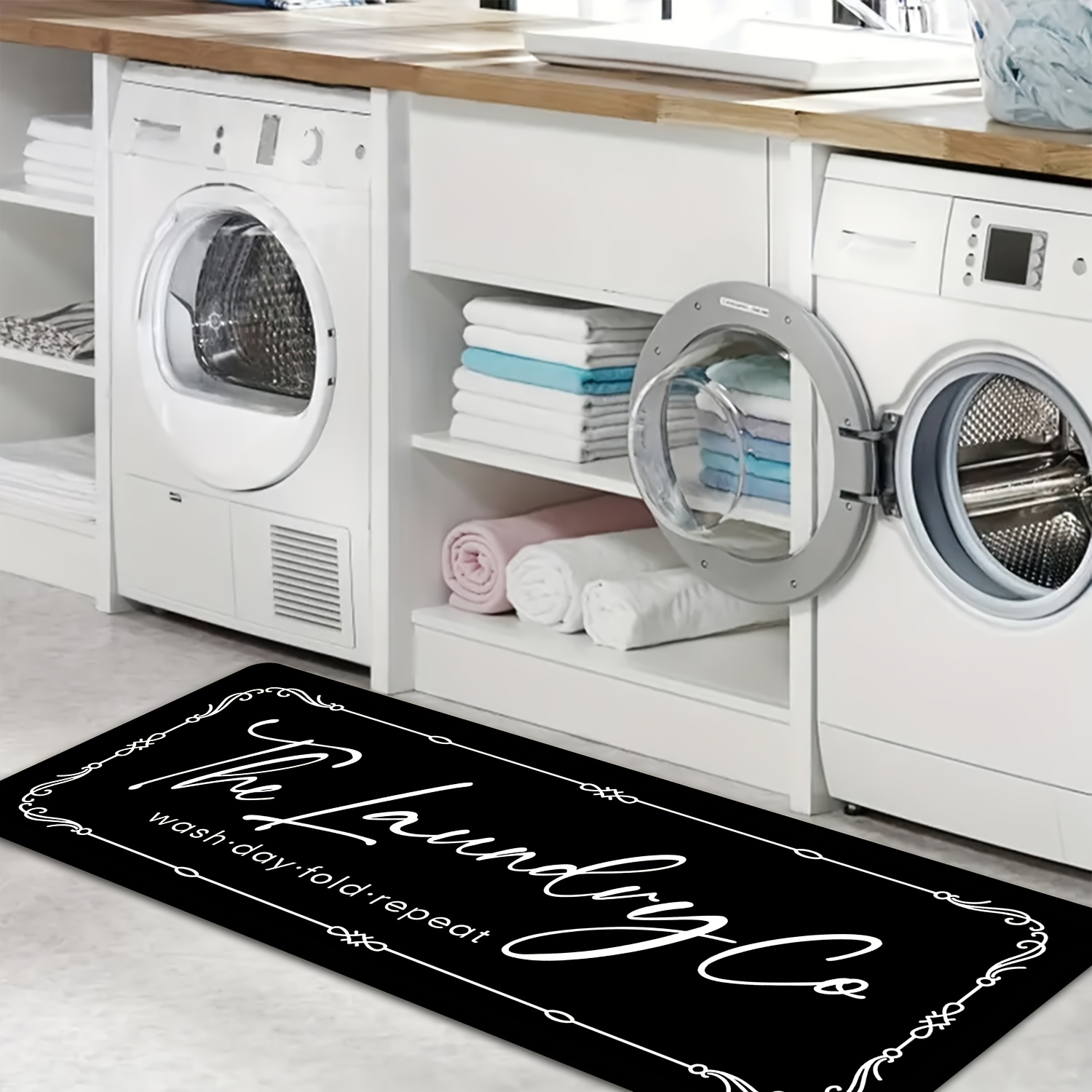 Vintage Scroll Border Laundry  - огляд і ціна Commercial Printing Co