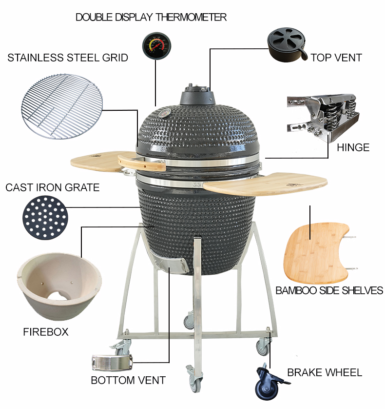 OEM Ceramic Barbecue Grill Cus - огляд і ціна Commercial Printing Logo