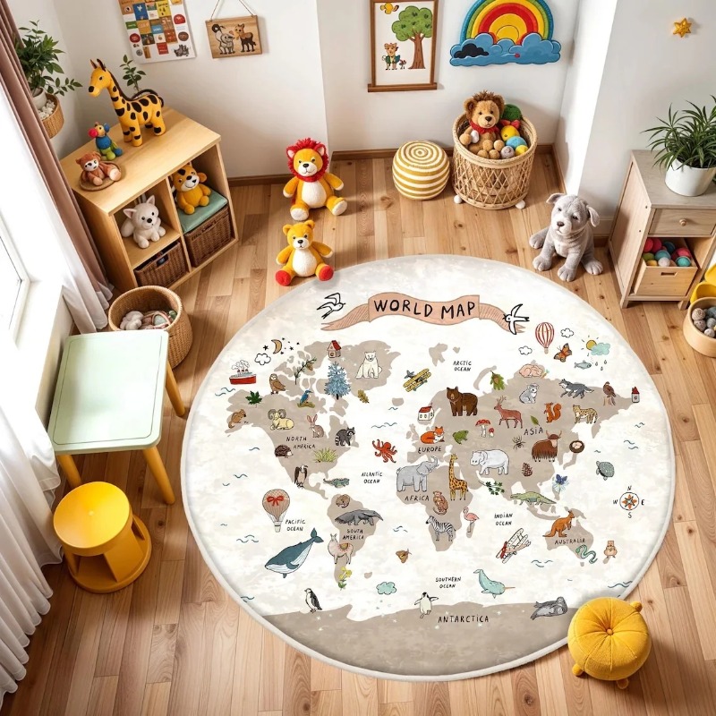  Play Round Floor Mat Animal W - огляд і ціна Wholesale Commercial Printing