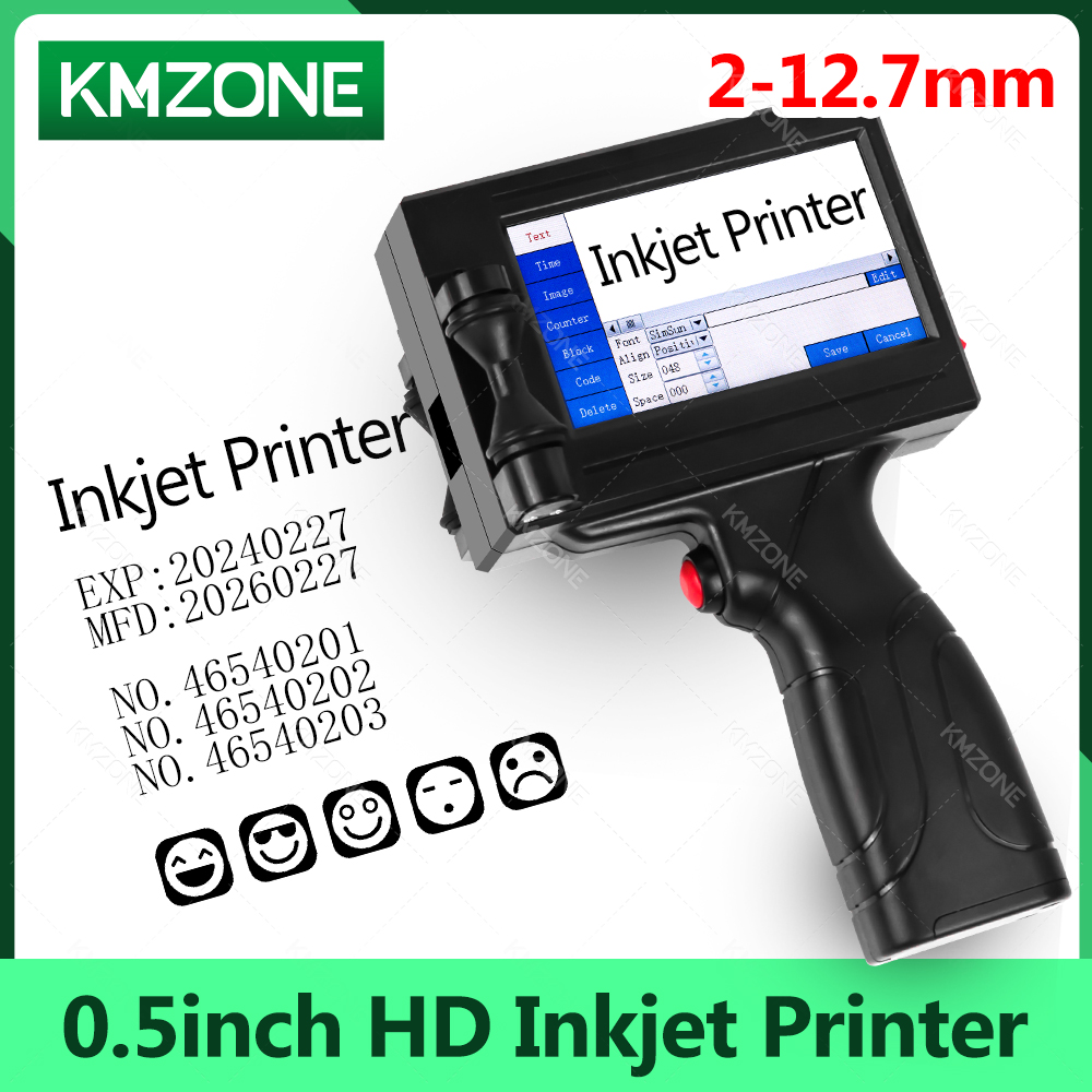12.7mm Portable Inkjet Printer - огляд і ціна Commercial Printing Dpi