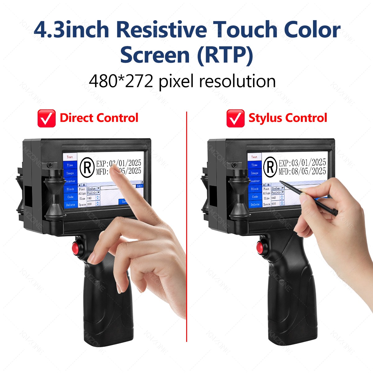 12.7mm Portable Inkjet Printer - огляд і ціна Commercial Printing Dpi