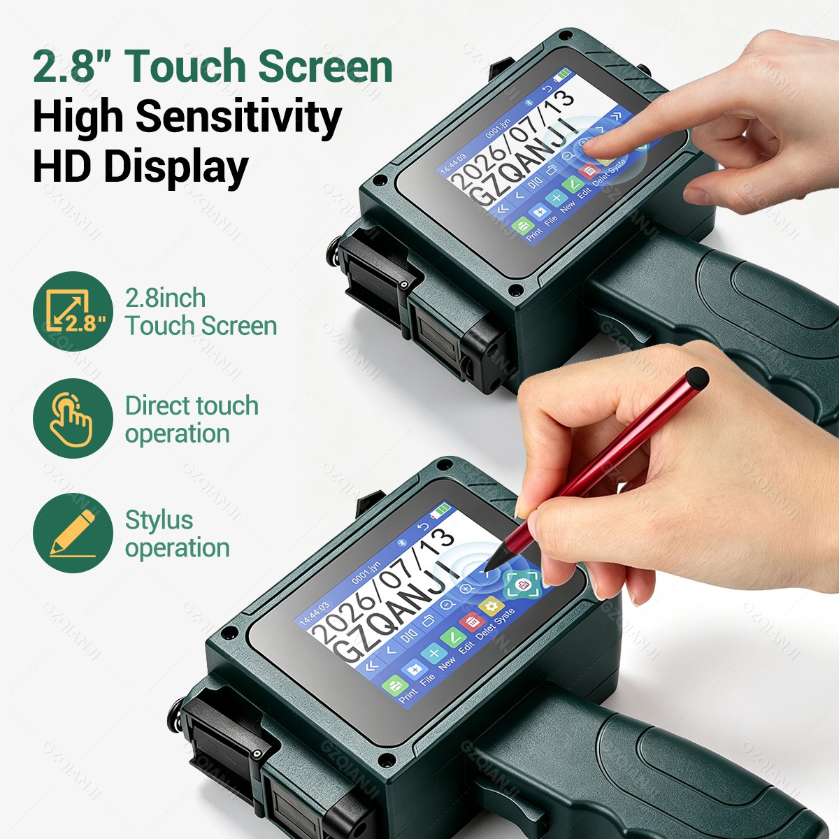 Bluetooth 12.7mm Mini Inkjet P - огляд і ціна Commercial Printing Logo