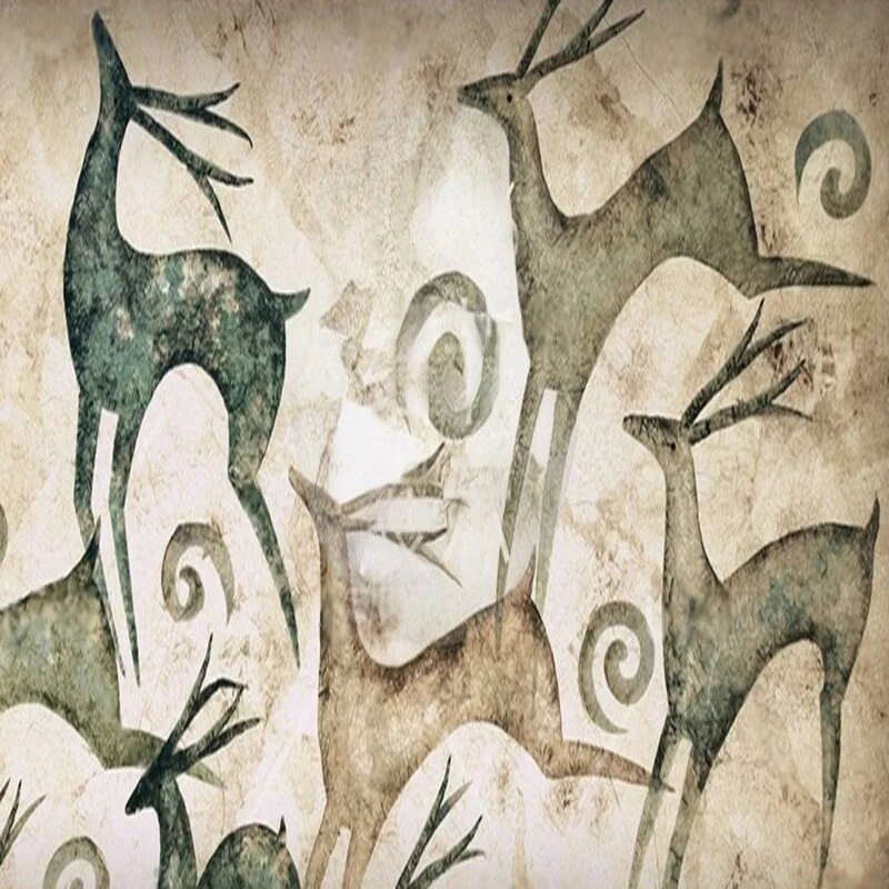 Nostalgic decorative paintings - огляд і ціна Commercial Wallpaper Printing