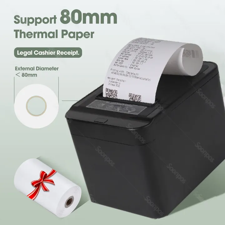 Soonpos 80mm Thermal POS Recei - огляд і ціна Commercial Wallpaper Printing