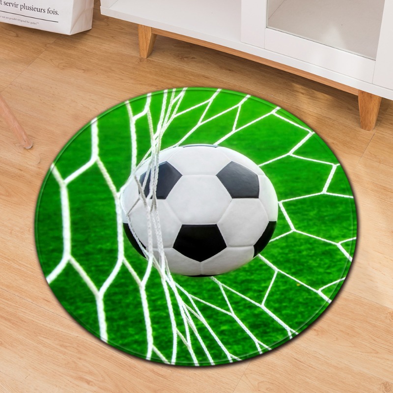 Soccer Theme Round Carpet Spor - огляд і ціна Wholesale Commercial Printing