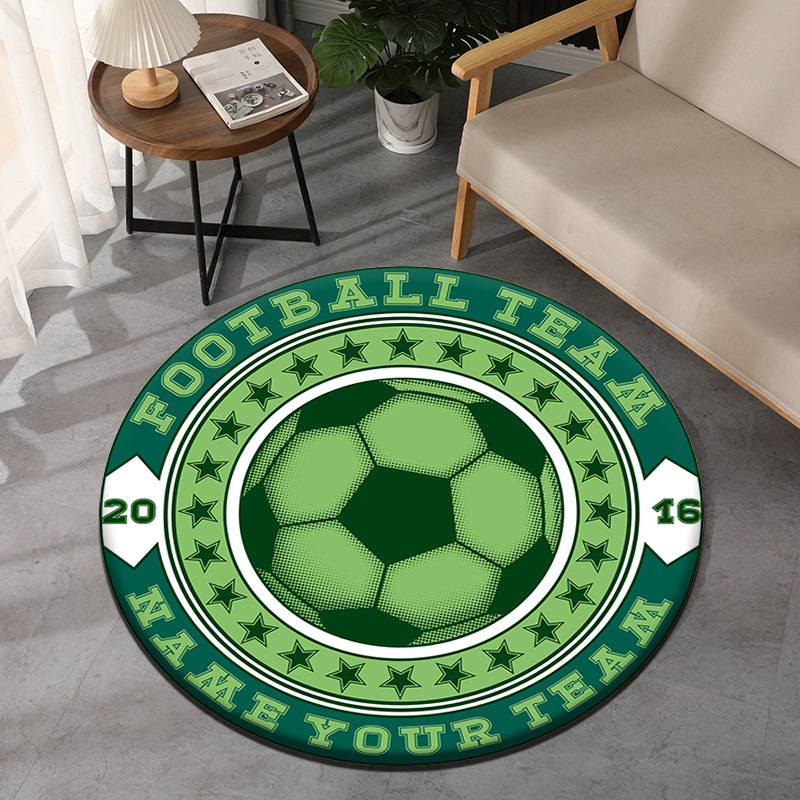 Soccer Theme Round Carpet Spor - огляд і ціна Wholesale Commercial Printing