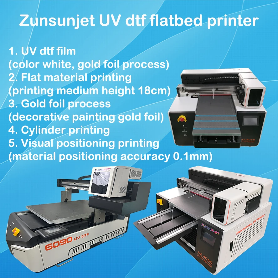 Small A2 Flatbed UV Dtf Inkjet - огляд і ціна Uv Flatbed Printer