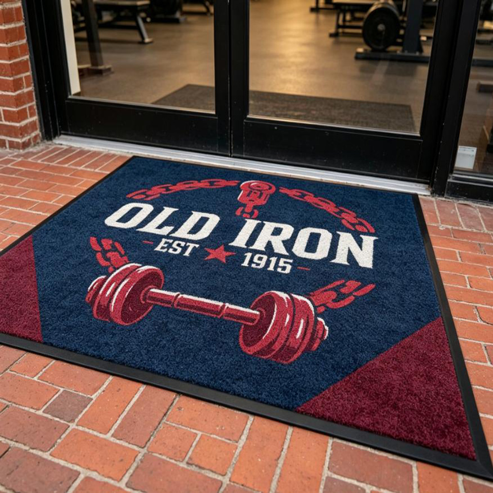 Rug gym custom logo print wate - огляд і ціна Commercial Printing Logo