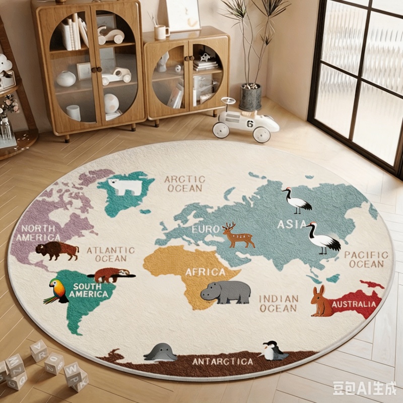 Newest 2D Round Carpet Cartoon - огляд і ціна Wholesale Commercial Printing